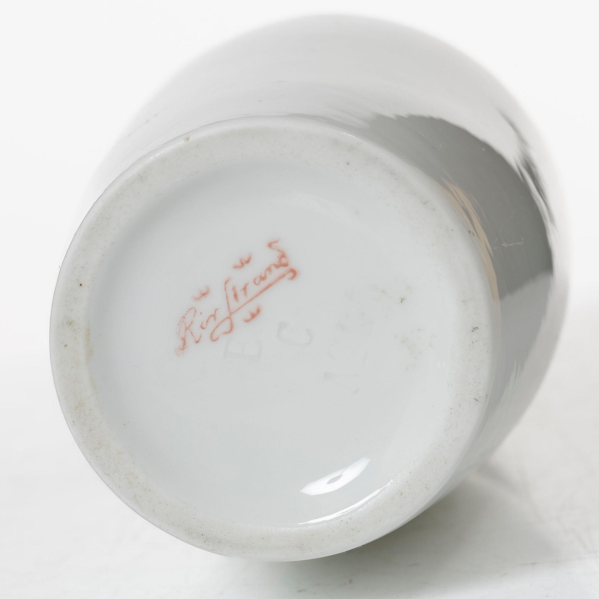 Rörstrand, vases, 2 pcs, Art Nouveau, early 20th century.