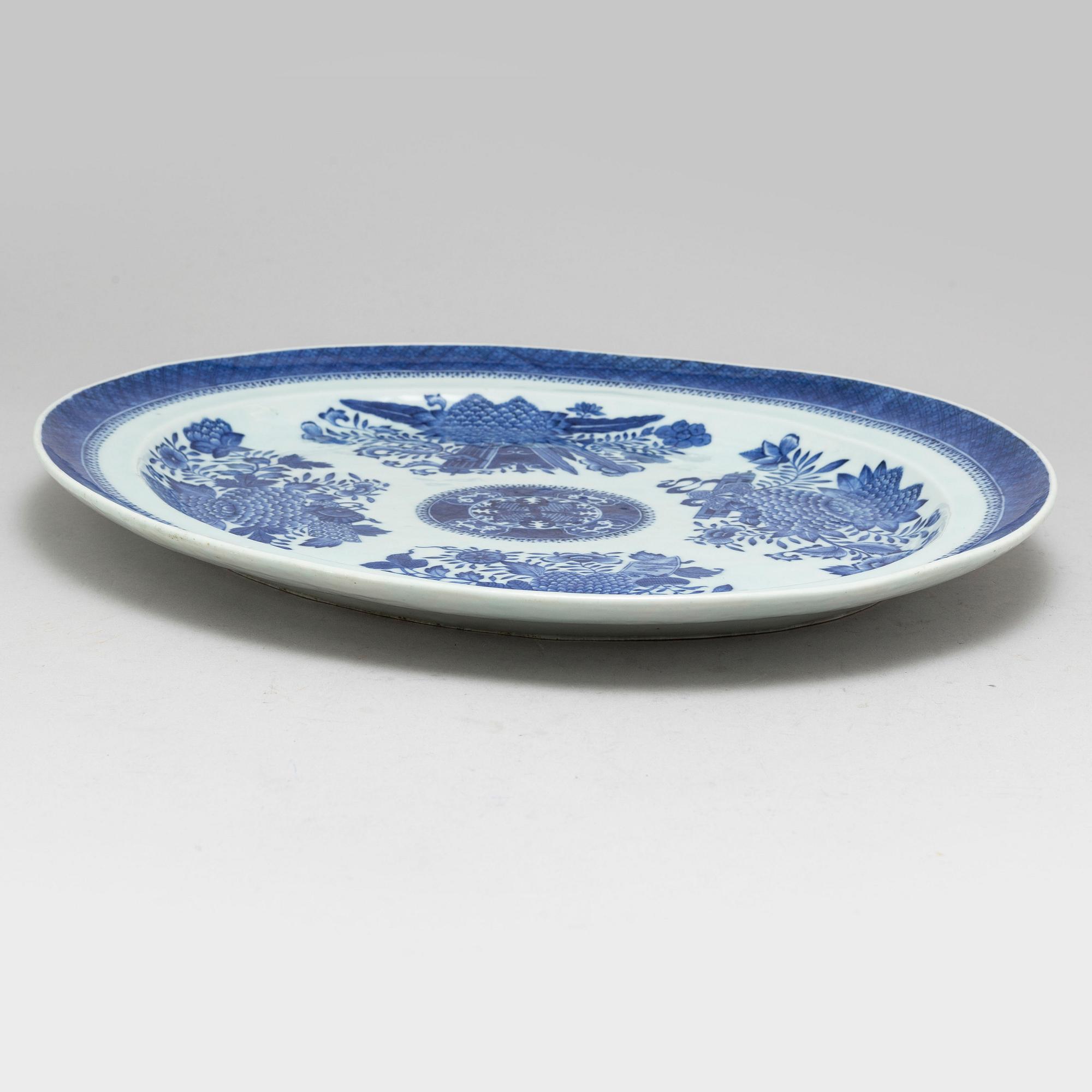 SERVERINGSFAT, kompaniporslin. Qingdynastin, Qianlong (1736-95).