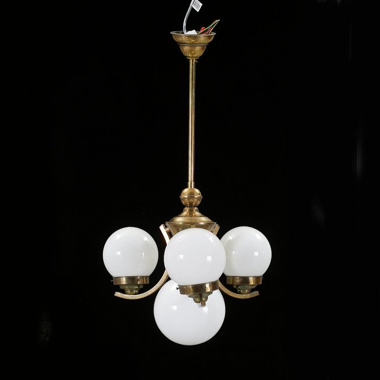 TAKLAMPA, art deco, 1940-tal.