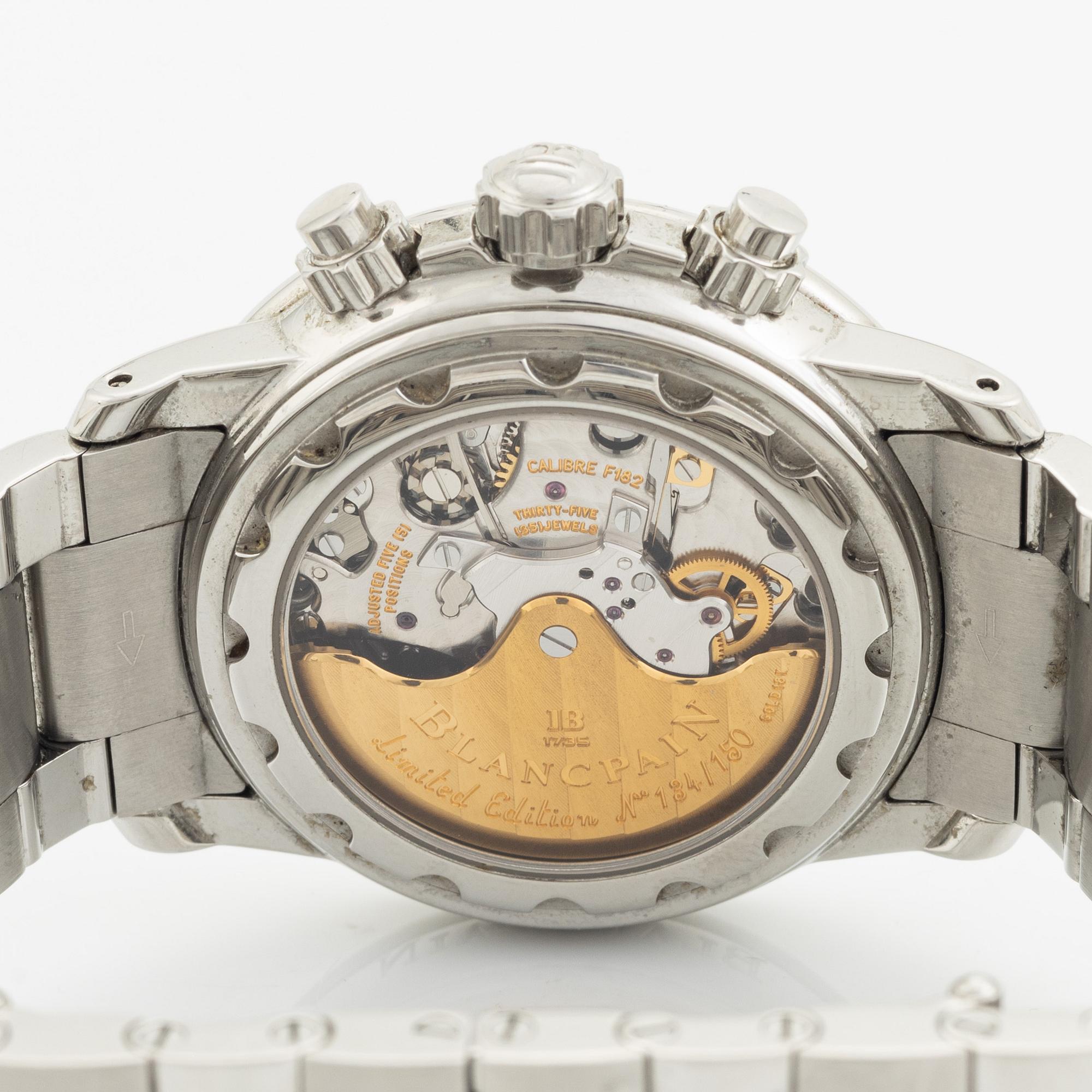 Blancpain, Léman, "Monaco Y.S", Flyback, kronograf, armbandsur, 38 mm.