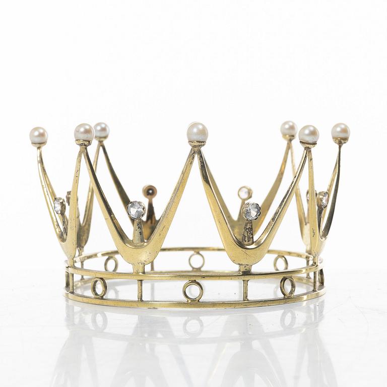 Bride's crown, Stockholm, Sweden, circa 1940.