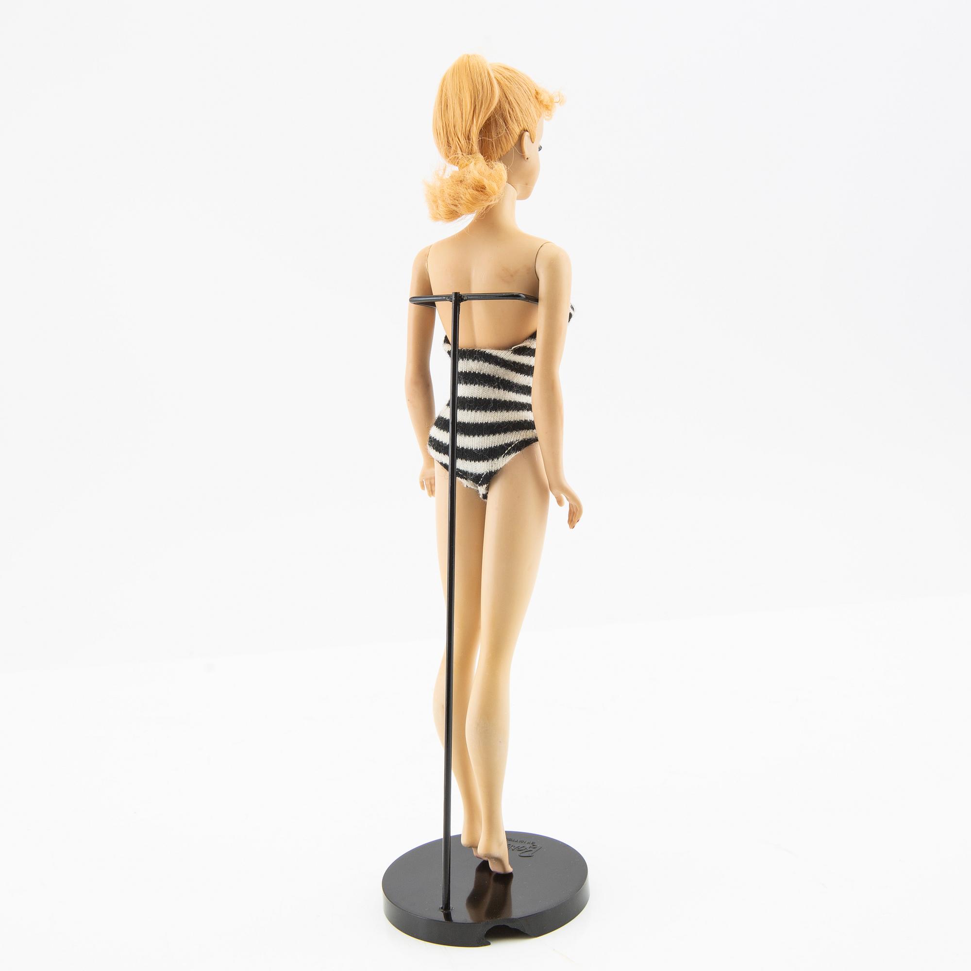 Barbie, docka, vintage "Nr. 3, Ponytail", Mattel 1960.