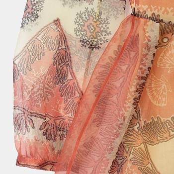 Valentino, a silk and cotton dress, size 38.