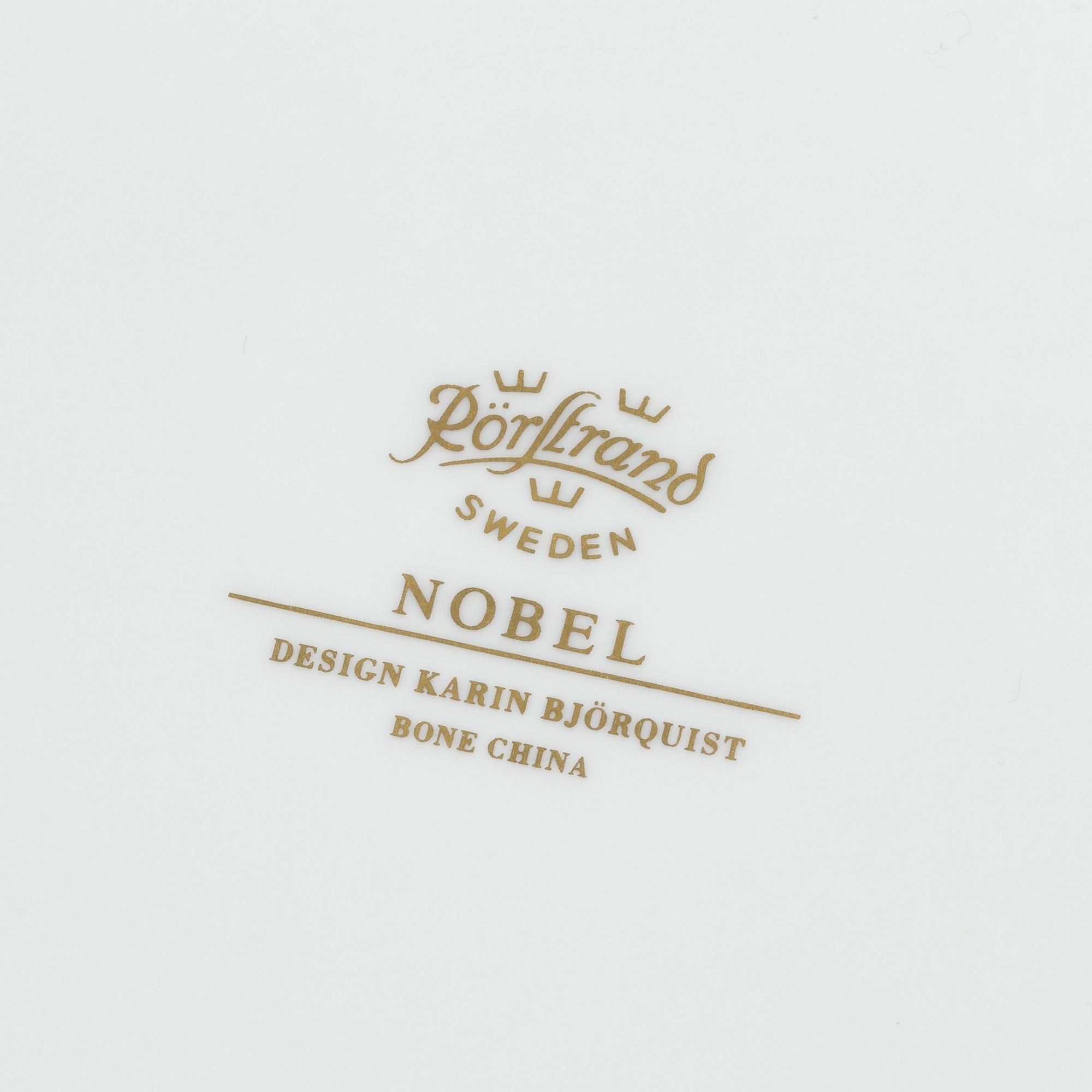 Karin Björquist, Coffee service, 25 pieces, “Nobel”/“Nobel Jubilee 1991”, Rörstrand.