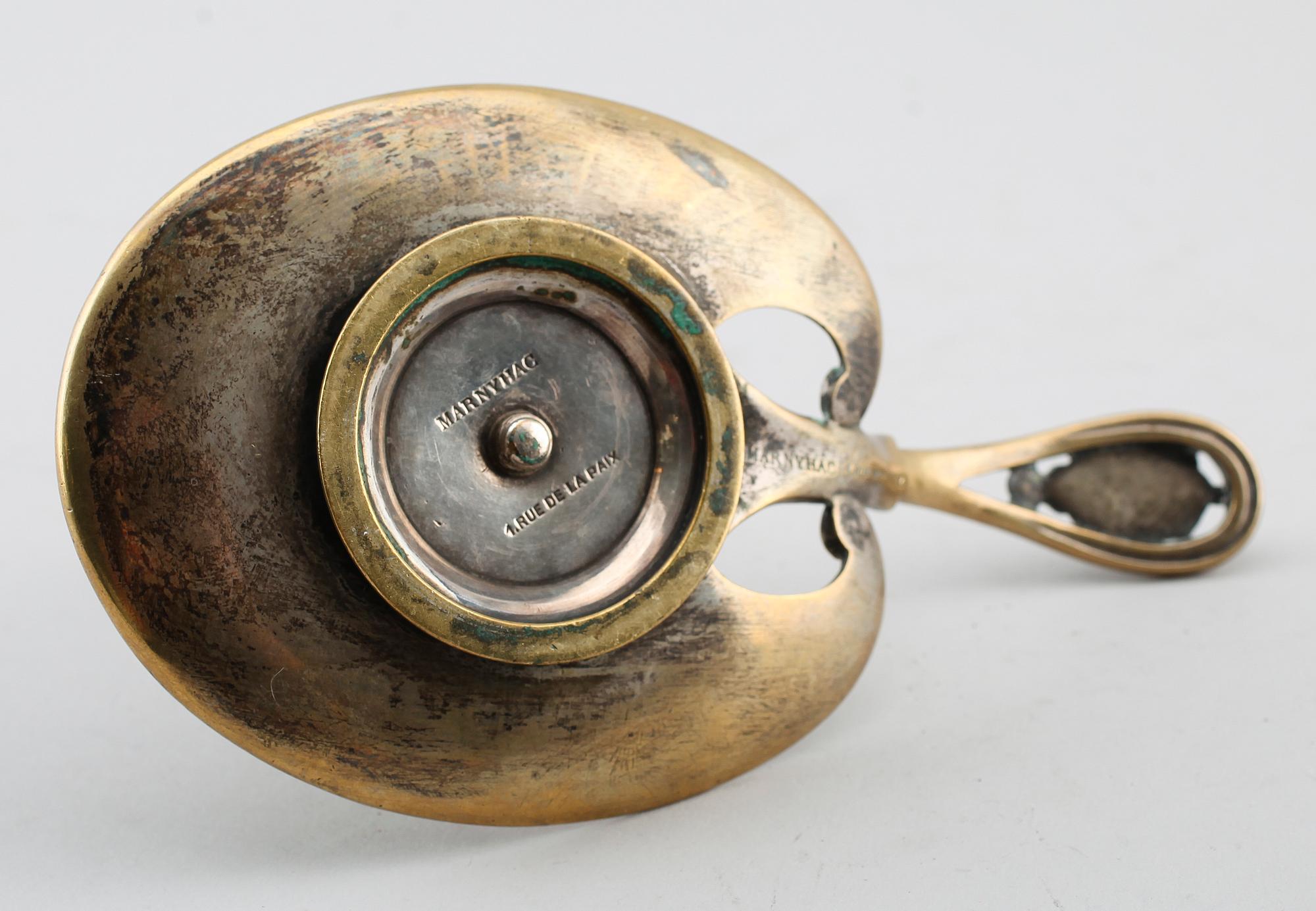 NATTLJUSSTAKE, mässing, Marnyhag, 1800-talets andra hälft.