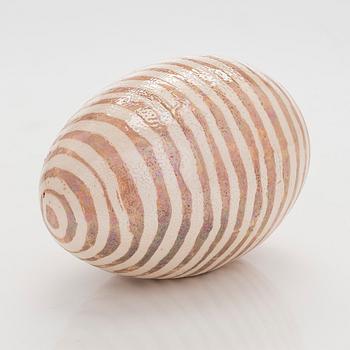 Åsa Hellman, koristemuna, keramiikkaa, signeerattu.