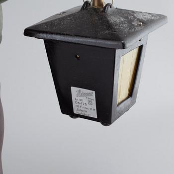 A ceramic gnome with lantern by Heissner, Germany, second half of the 20th century.