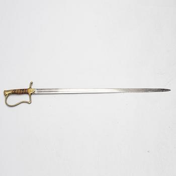 Sabel, svensk, m/1889 för artilleriet, med balja.