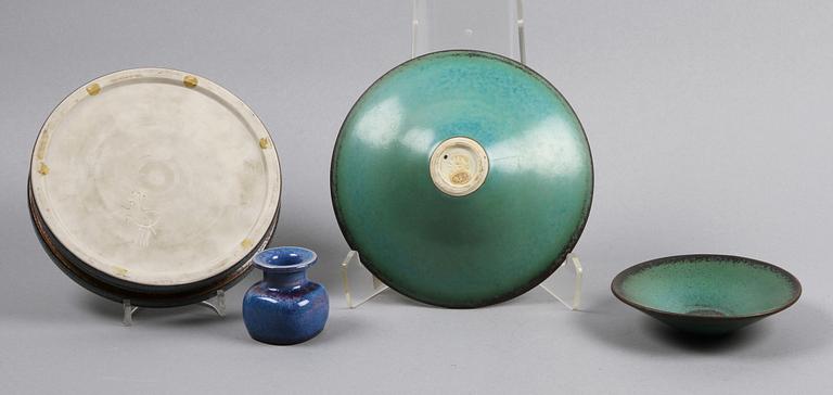 PARTI KERAMIK, 4 delar, Stig Lindberg Gustavsberg.