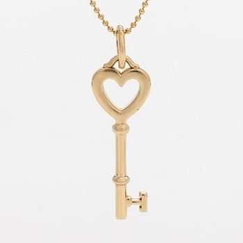 Tiffany & Co, an 18K gold "Tiffany Keys" necklace.