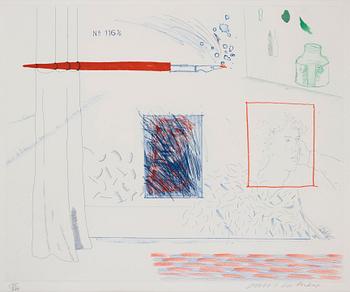 443. David Hockney, "Etching is the Subject", ur "The Blue Guitar".