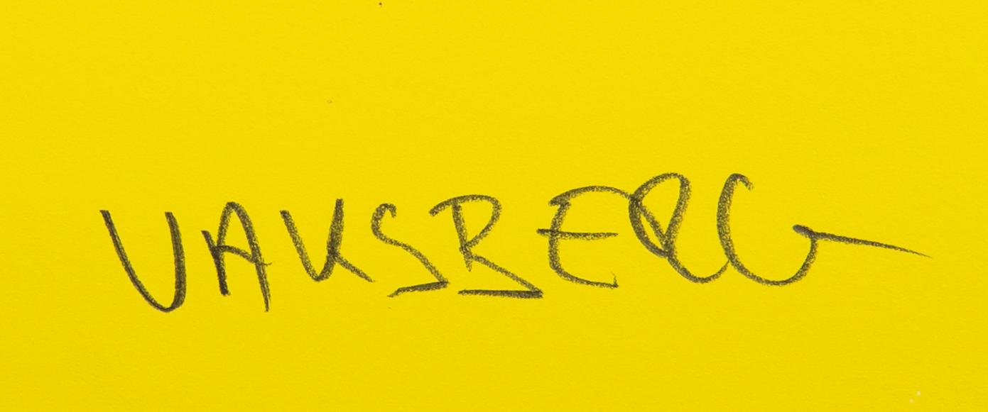 Ove Vaksberg, screen print, signed, numbered 185/475.