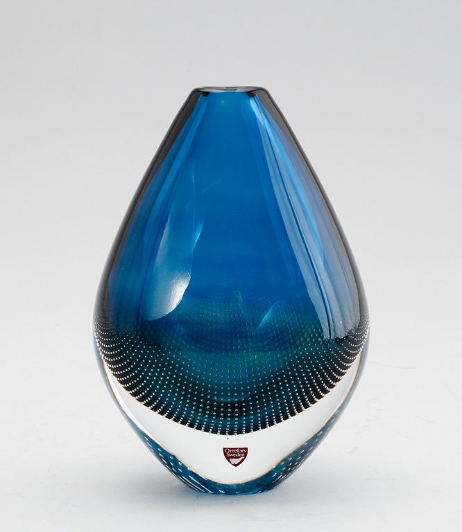 VAS, glas, "Kraka", Sven Palmqvist, Orrefors.