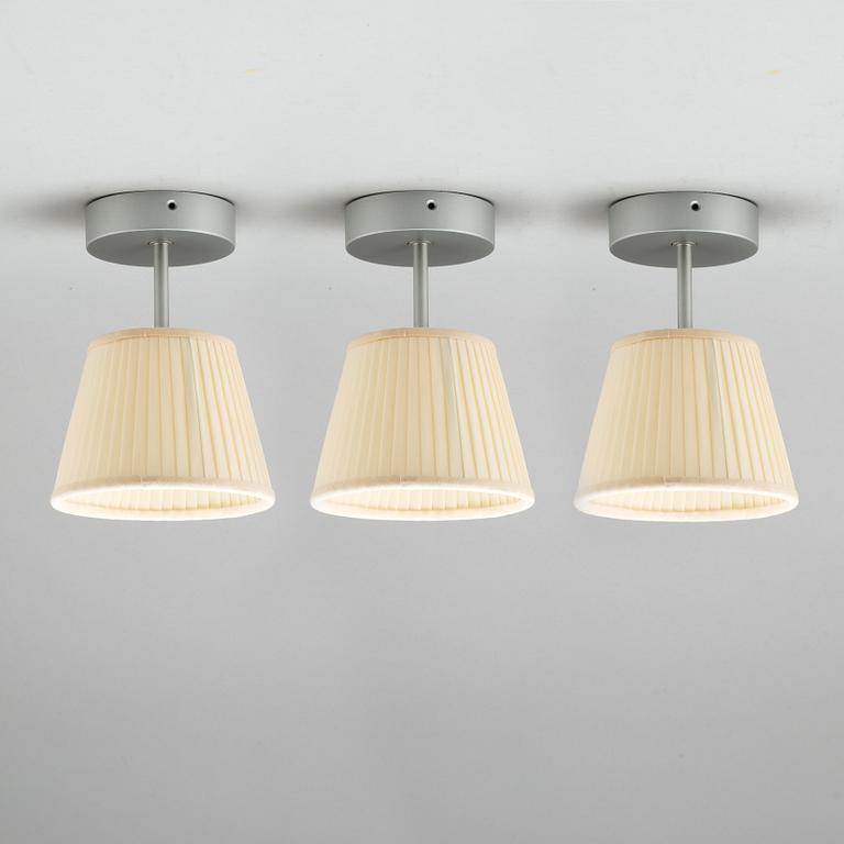PHILIPPE STARCK, three 'Romeo Babe Soft C1' ceiling lights from Flos, Italy.