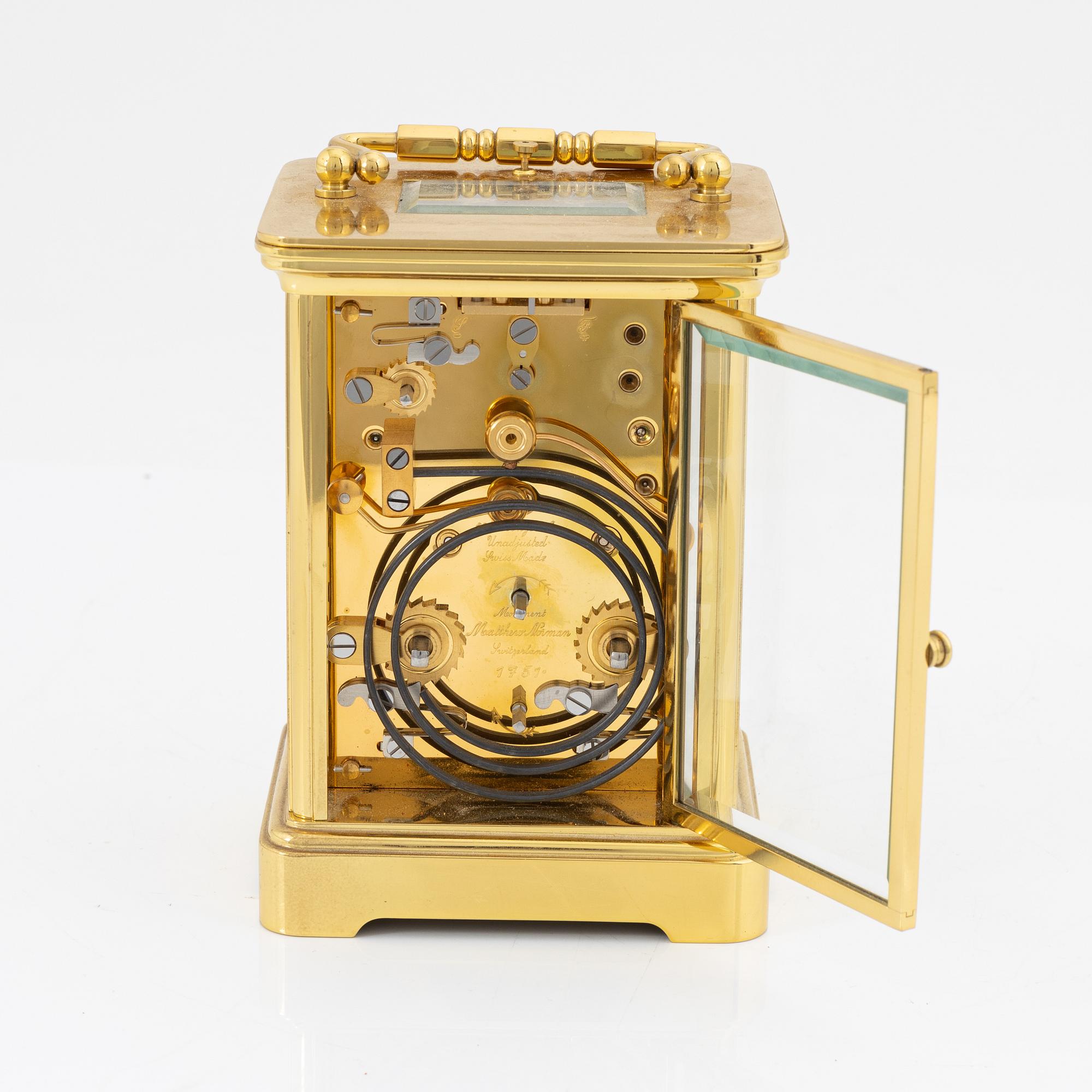A travel alarm clock, Matthew Norman LTD, Switzerland, second half