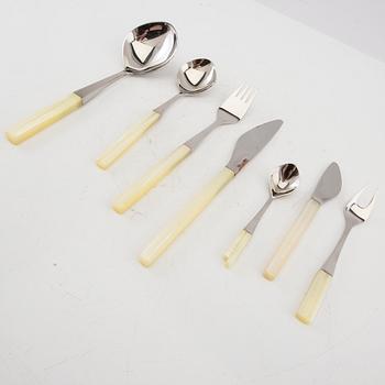 Tias Eckhoff, 29 pieces of "Opus" cutlery, Lundtofte Denmark, mid-20th century.