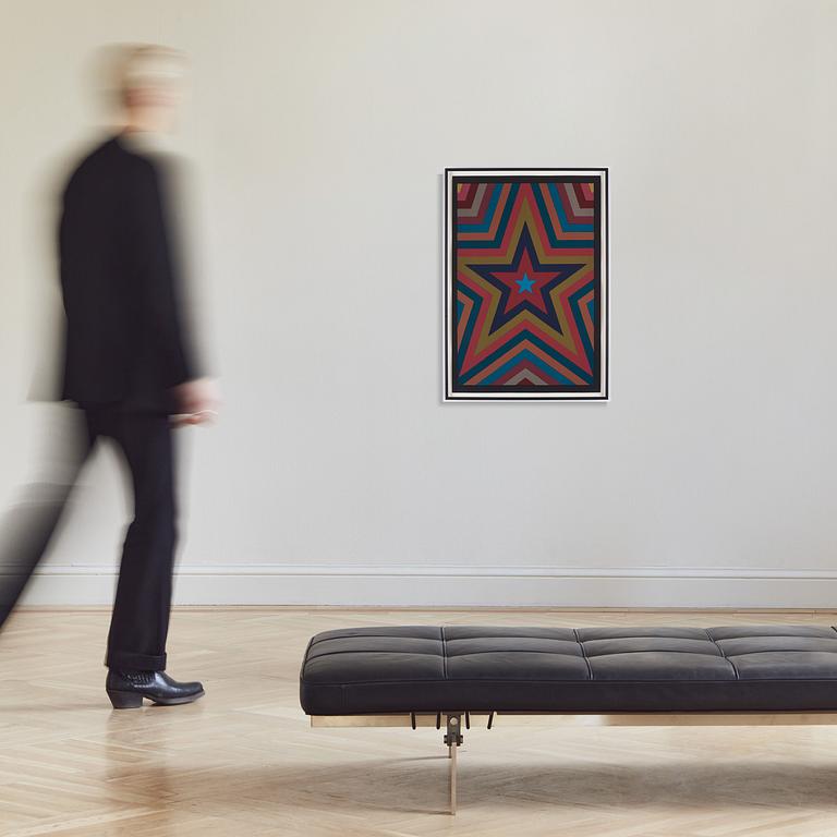 Sol LeWitt, "Five Pointed Star with Color Bands".