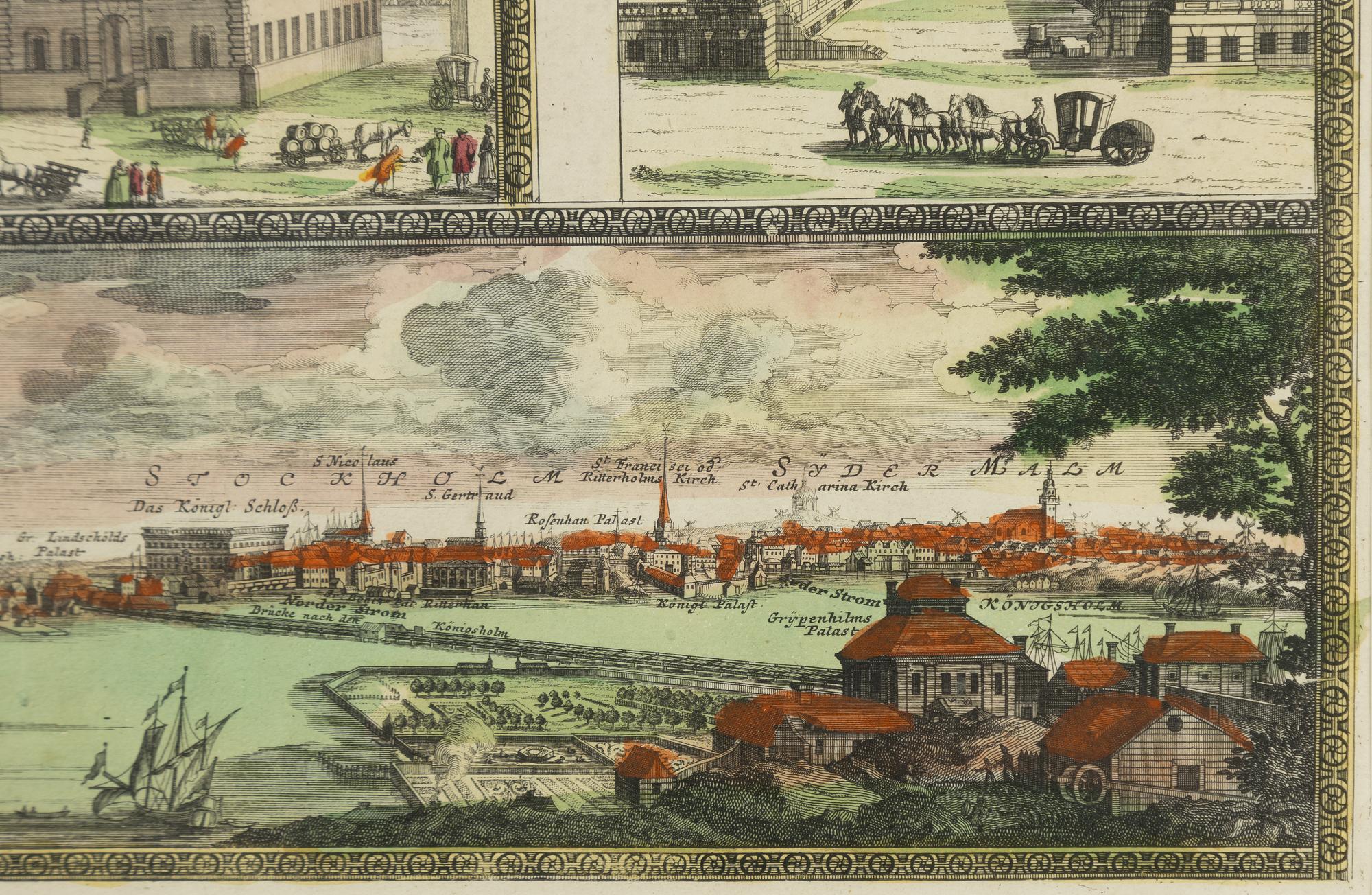 Johann Baptist Homann, Prospect der Konigl: Schwed: Haupt und Residenz-Stadt Stokholm".