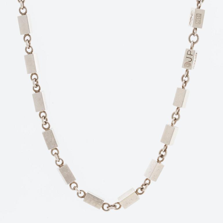 NECKLACE, silver, AMS Aarvo Saarela, 1962 1963 Enköping, Sweden.