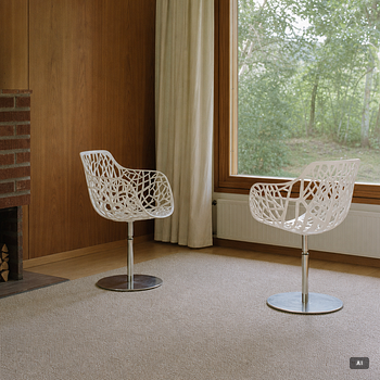 Karmstolar, fyra stycken, "Forest", Fast Design, Italien, 2000-tal.