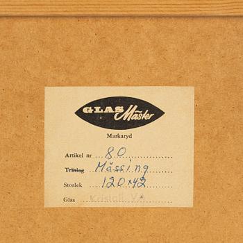 A mirror, model 80, Glasm'ster, Sweden, mid 20th century.