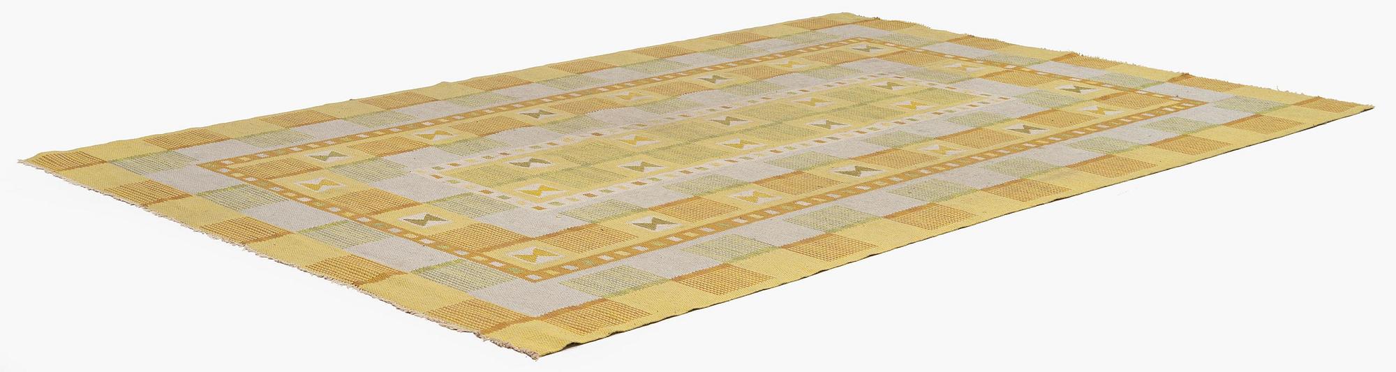 Svea Norén, a tapestry weave carpet, c. 296 x 203 cm, unsigned.