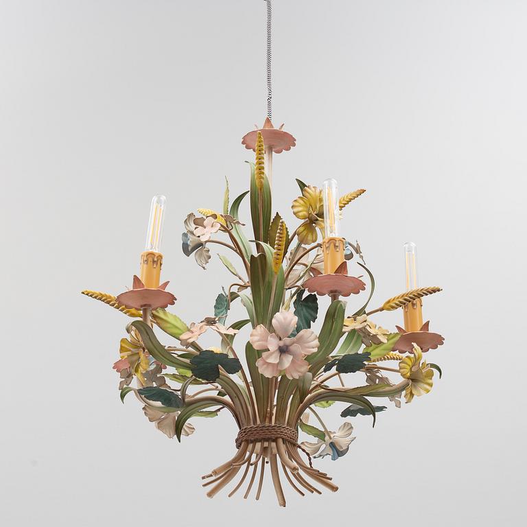 A ceiling lamp, Italy, late 20th century.