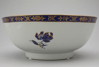 BÅLSKÅL, kompaniporslin, Jiaqing, (1796-1820).