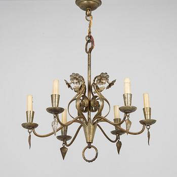 Paavo Tynell, a 1920/1930s '1706/5' chandelier for Taito.