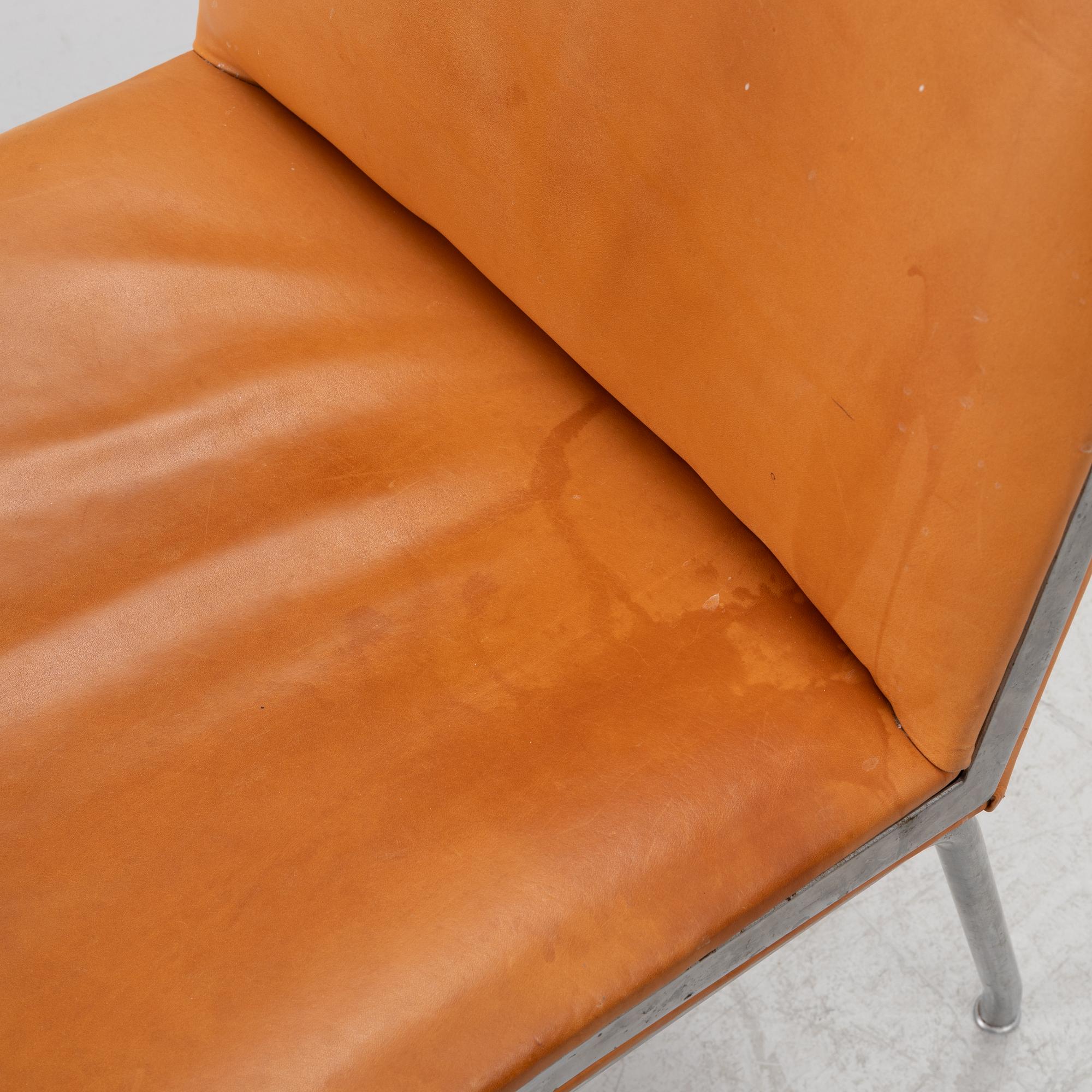 Hans J. Wegner, four 'Kastrup Airport Lounge Chairs'/'Lufthavnstolen', Johannes Hansen, Denmark, 1960s.