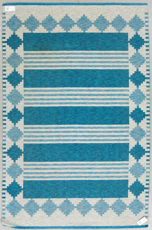 MATTA, rölakan, dubbelvävd. 1900-talets mitt. Ca 240 X 156 cm.