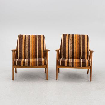 Inge Andersson, a pair of "Tunis" armchairs, Bröderna Andersson, 1960's.