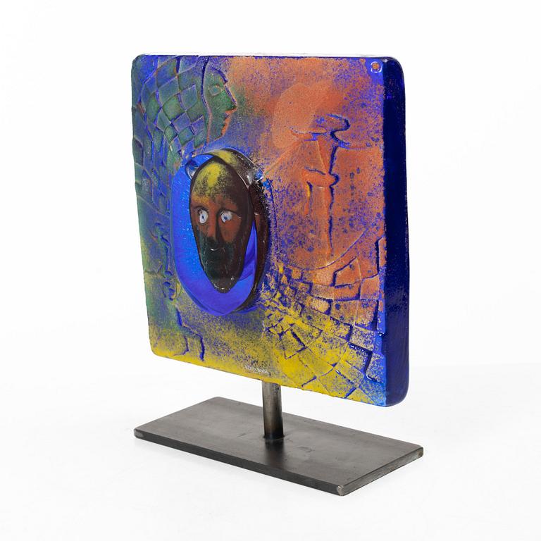Kjell Engman, a glass sculpture, Kosta Boda, signed.
