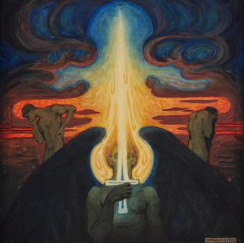 408. Tyra Kleen, "De engel met het vlammenzwaard".