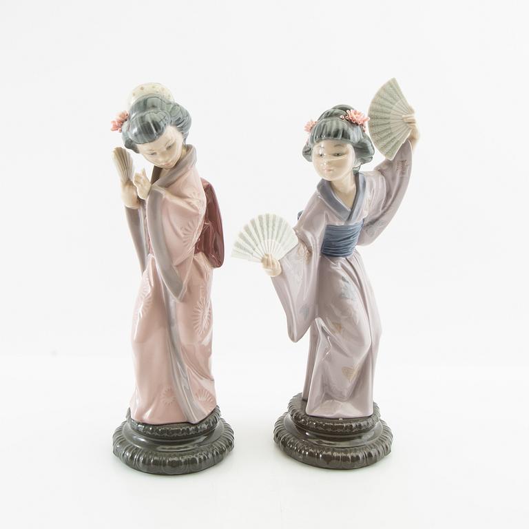 Salvador Debón, Figuriner, ett par, Lladró Spanien 1971-1978.