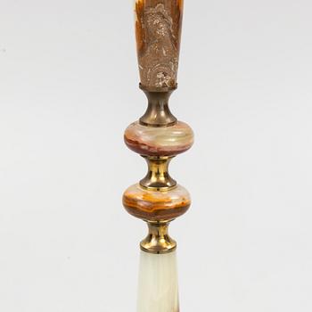 Floor lamps, a pair, second half of the 20th century.