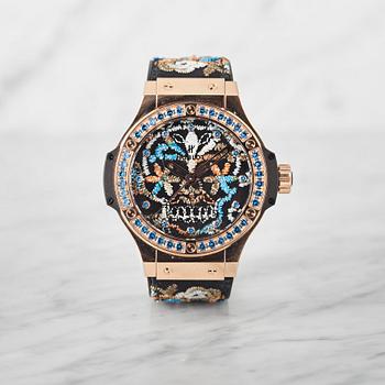 80. HUBLOT, Big Bang "Broderie Sugar Skull Gold", armbandsur, 41 mm,