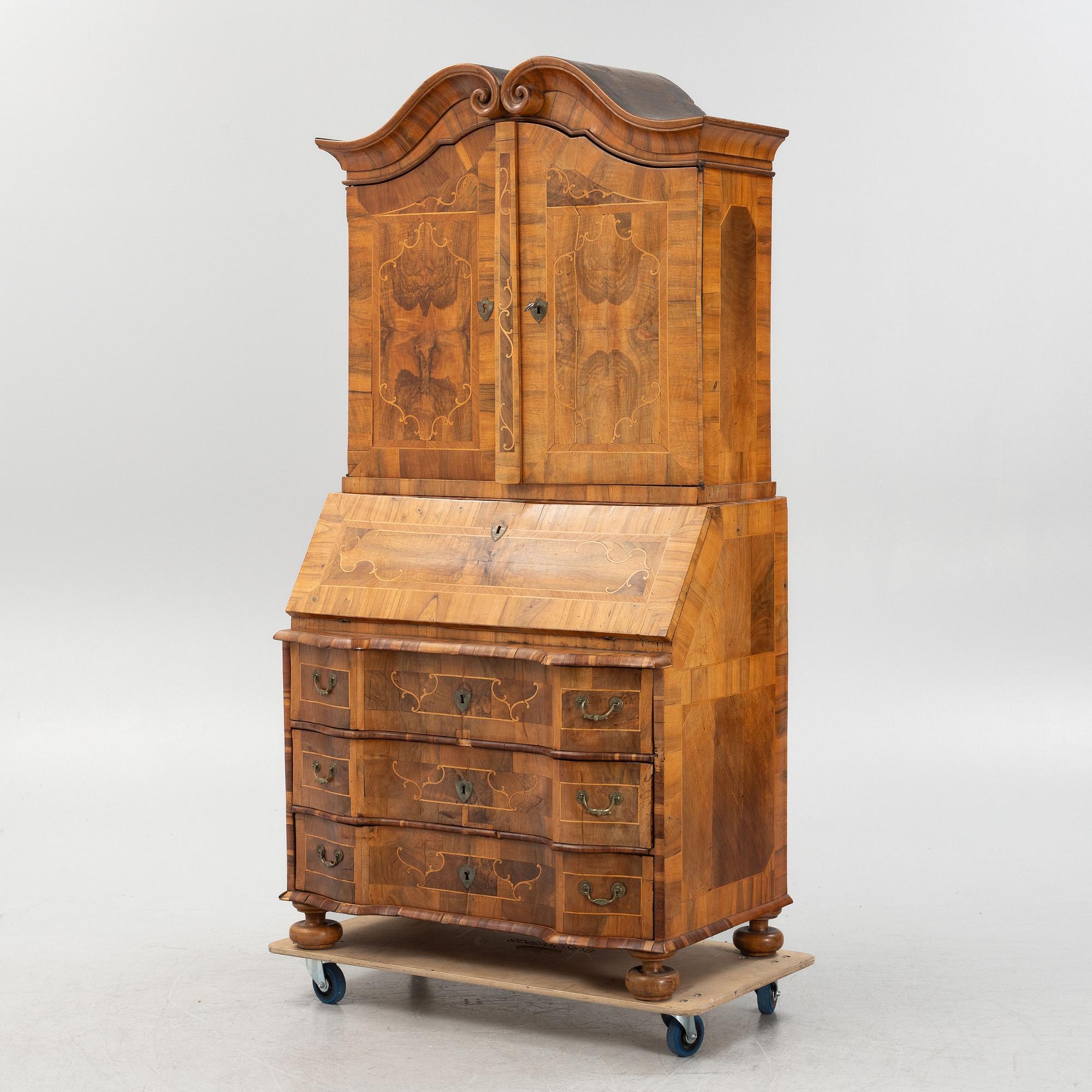 A Writing Cabinet, 18th century.