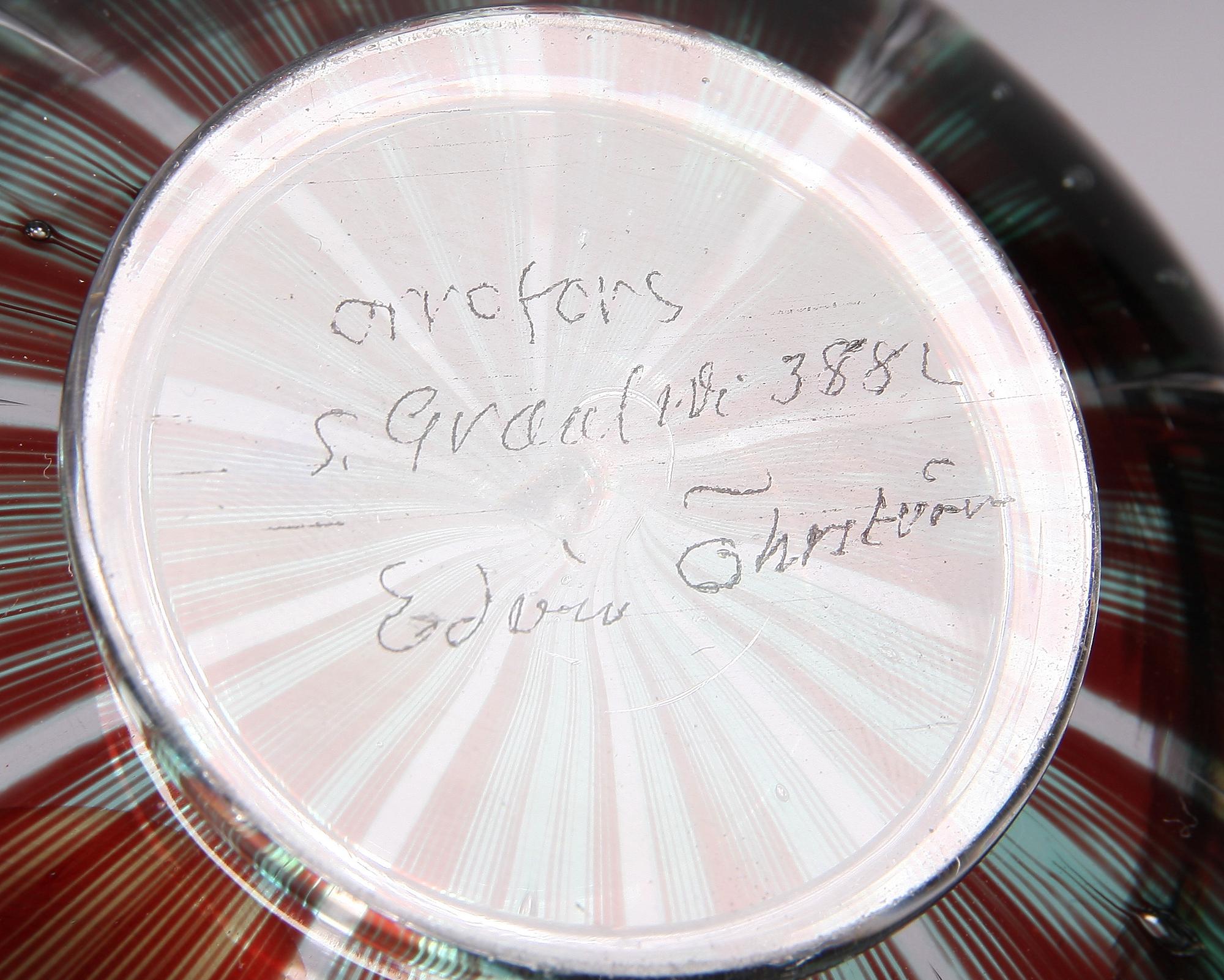 SKÅL, slipgraal. Edvin Öhrström, Orrefors.