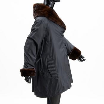 A Grünstein Fur Lined Coat.