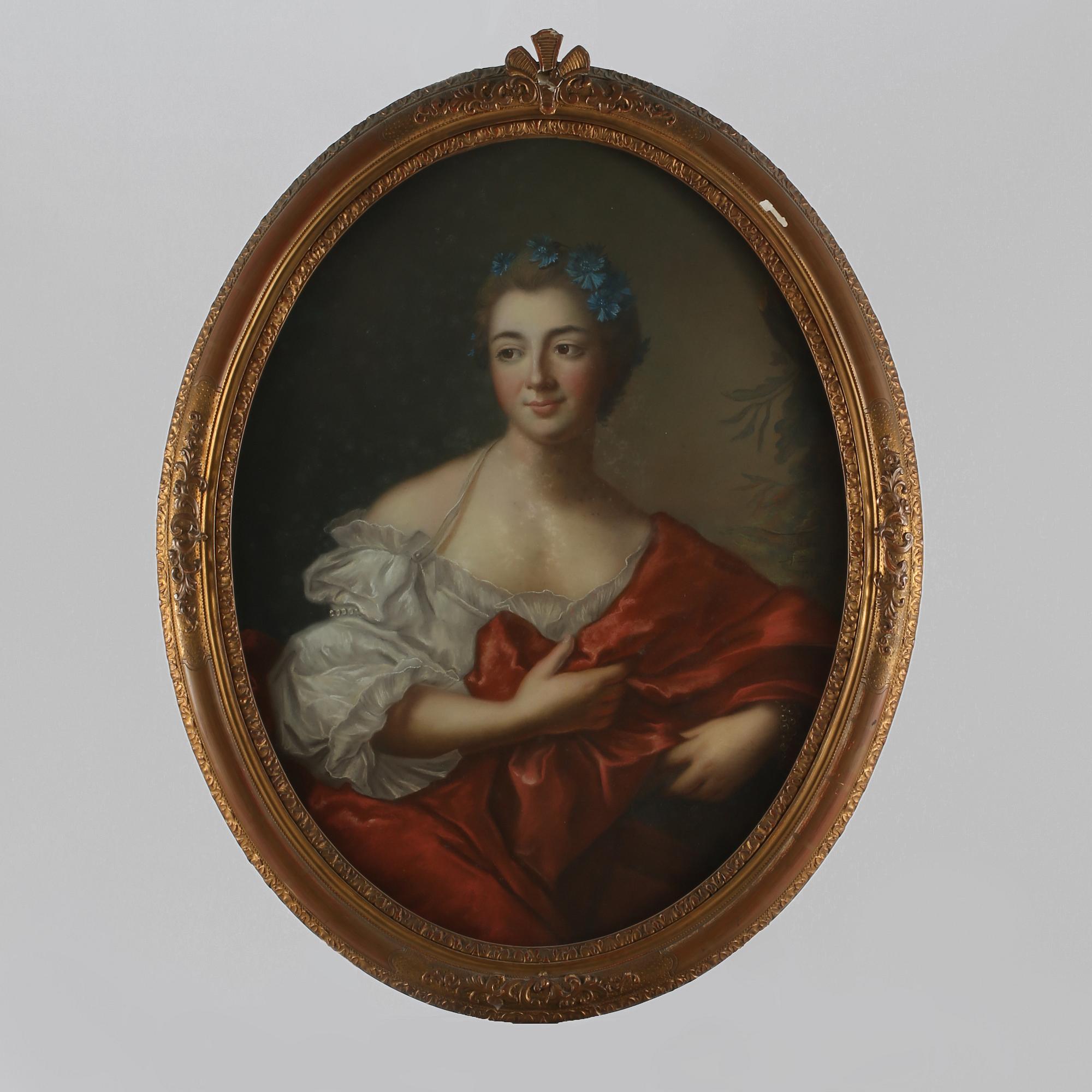 JEAN-MARC NATTIER, efter, pastell, signerad H Seha  samt daterad 1917.