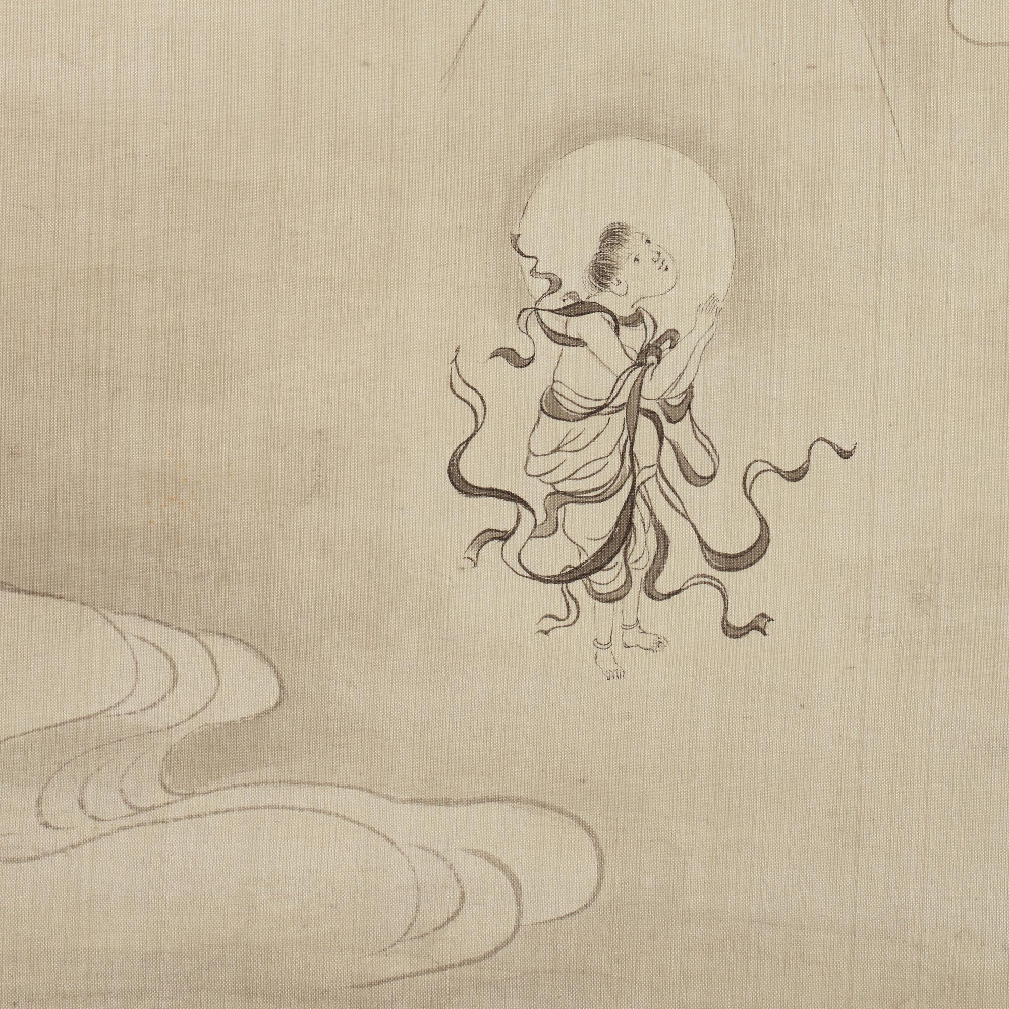 A Chinese hanging scroll, ink and color on silk, Republic, signed Zhang Zongliang, dated 1938.
