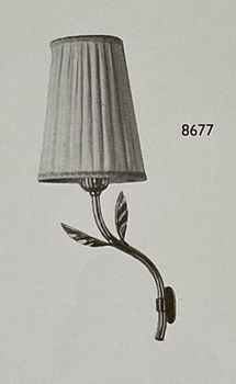 Harald Notini, a wall lamp, Arvid Böhlmarks Lampfabrik, Stockholm, 1950s.