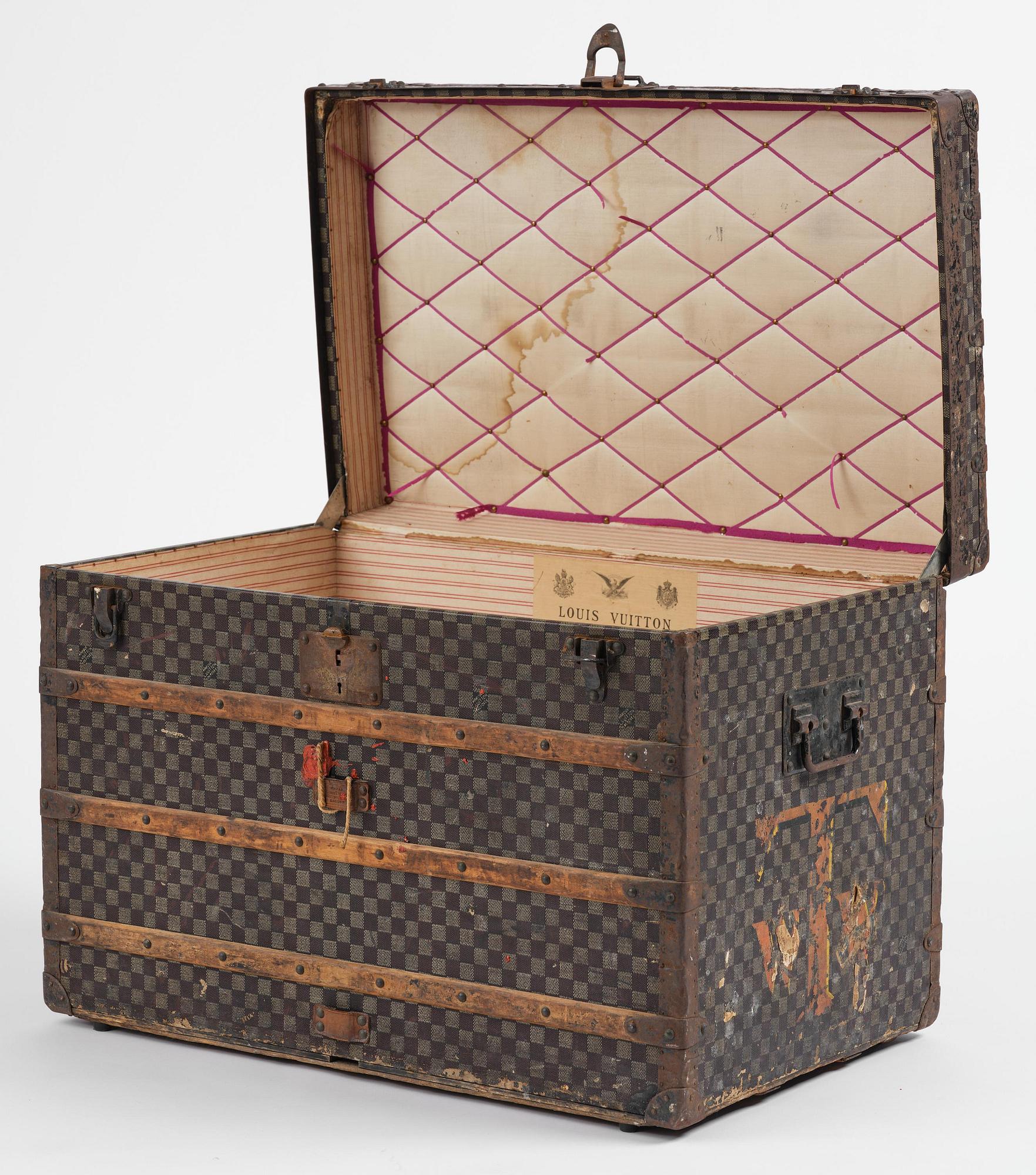 Louis Vuitton suitcase, late 19th century.