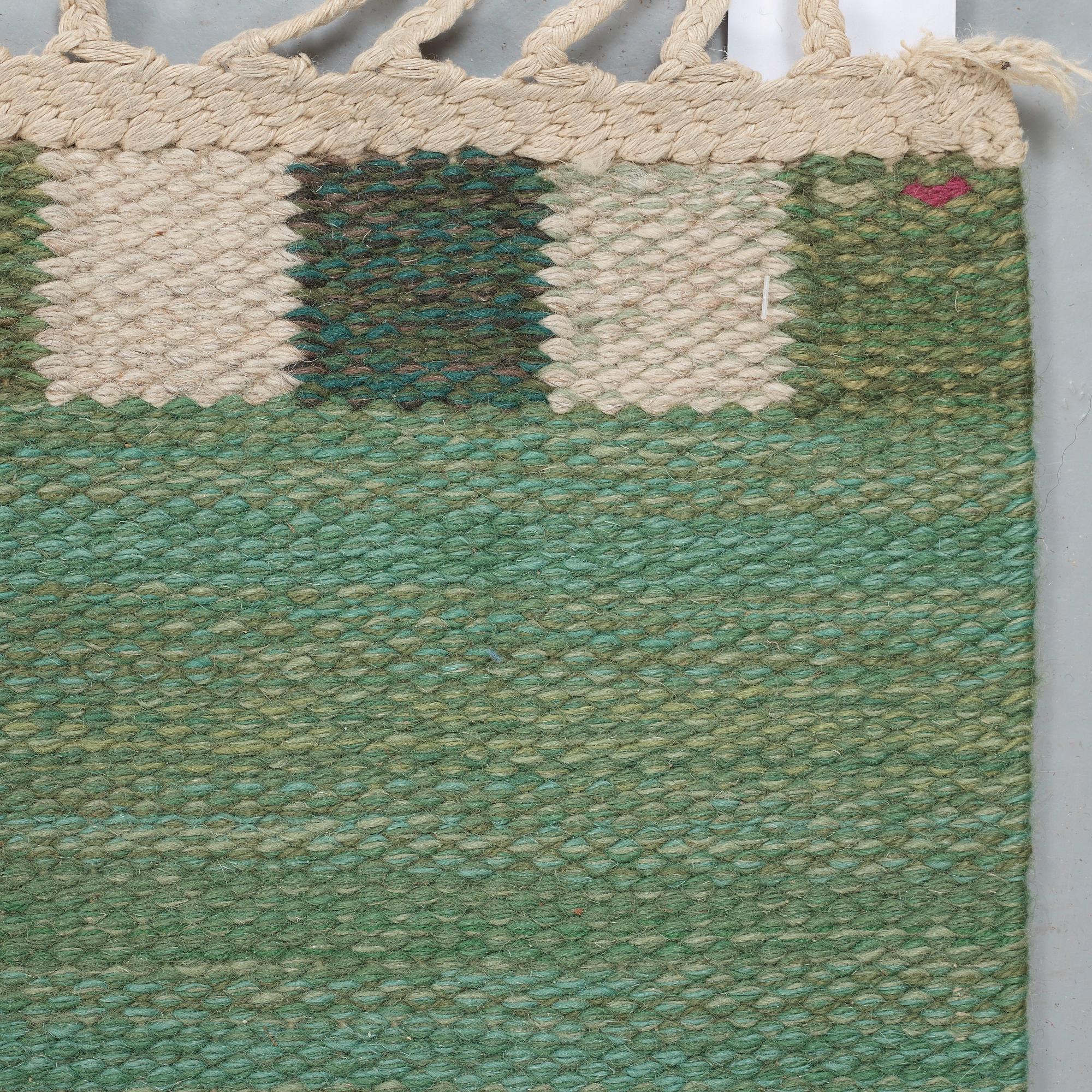 Marianne Richter, MATTA. "Muren, grön". Rölakan. 255,5 x 198 cm. Signerad AB MMF  MR.