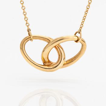 Tiffany & Co, Elsa Peretti, kaulakoru, "Double Loop", 18K kultaa.