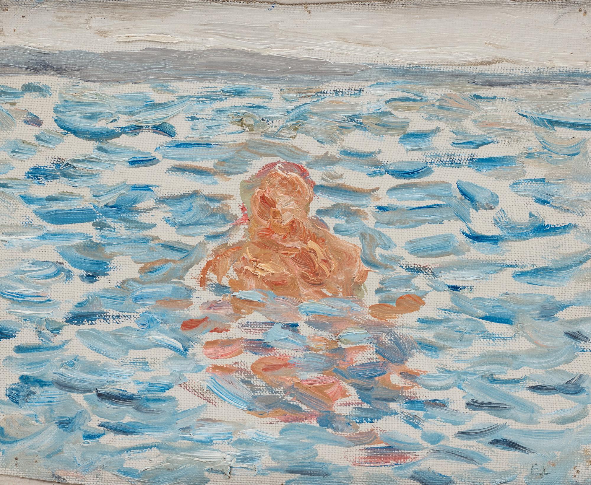 Evert Lundquist, The bather.