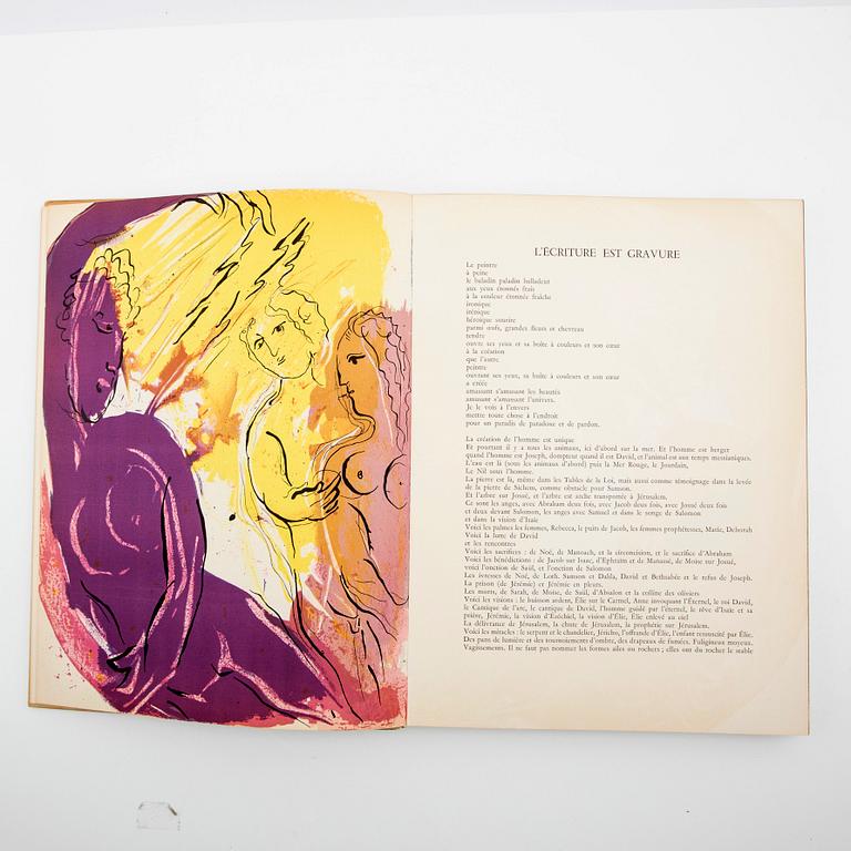 Marc Chagall, Book, "Bible" Verve vol VIII nos 33 and 34.