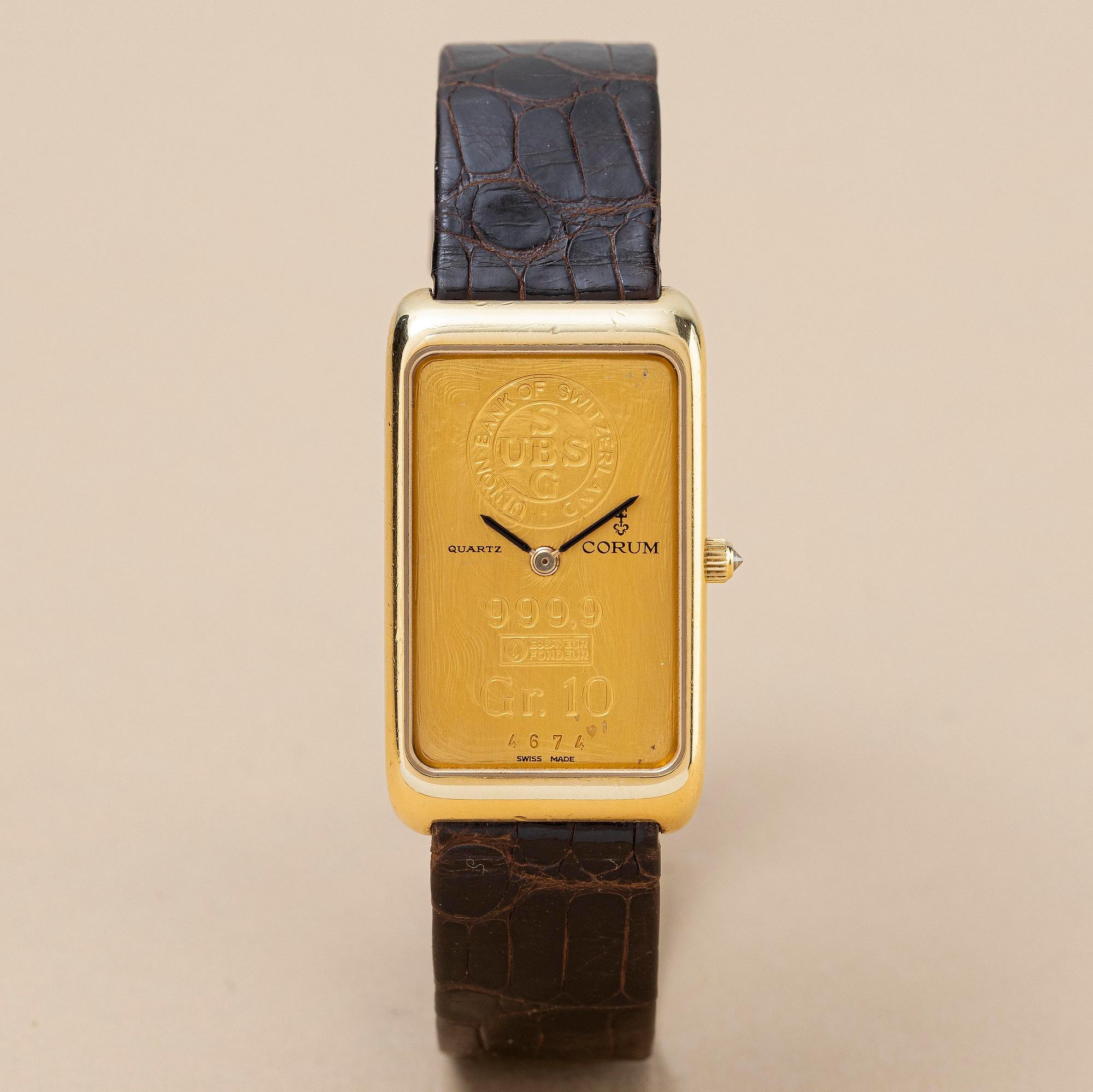 Corum, Ingot Watch, ca 1986.