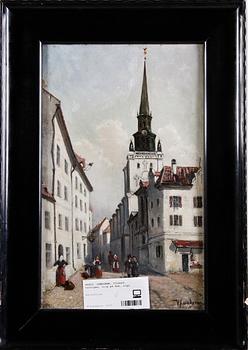 LUNDGREN, VILGODT, troligen, olja på duk, sign.